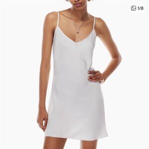 Aritzia Wilfred Free Mini Slip Dress